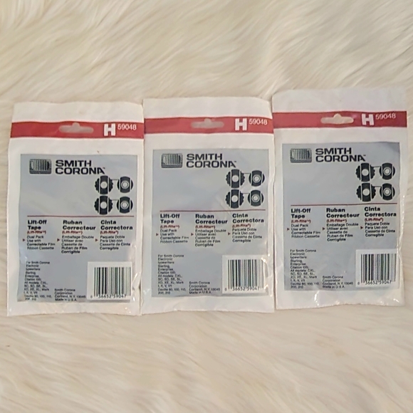 NIP 3 Double Packs Smith Corona Lift Off Tape #H59048 - Picture 5 of 6